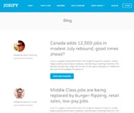 Jobify Thème emploi CV